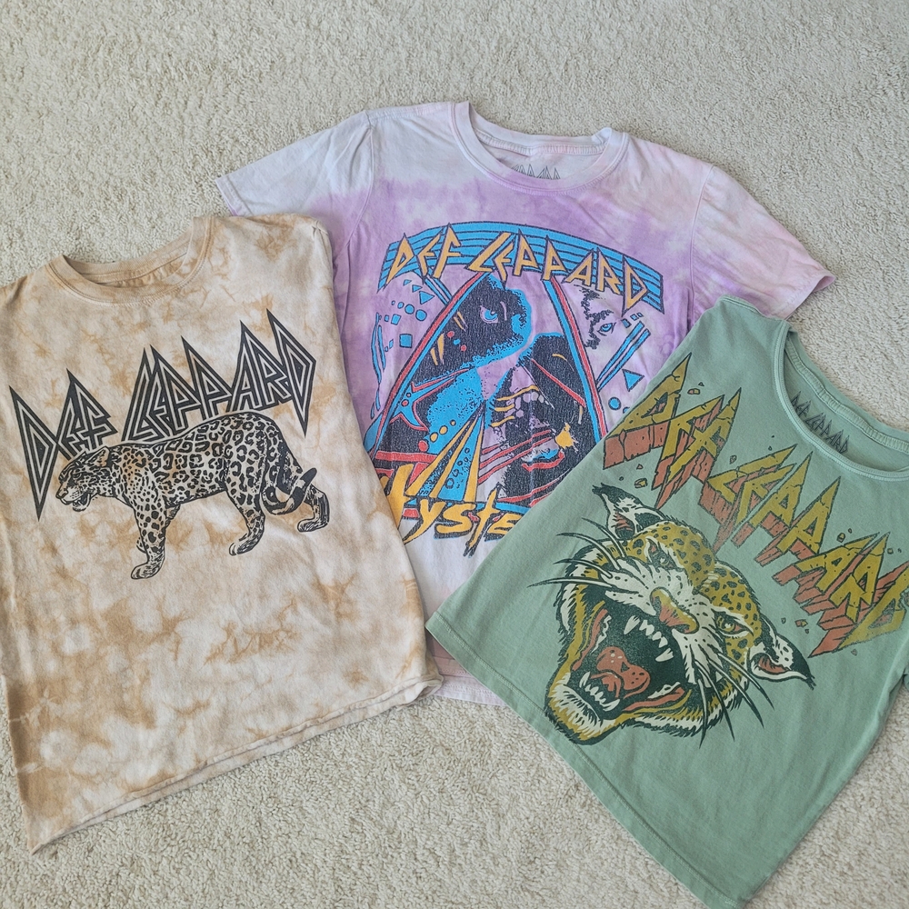 Womens Graphic T-Shirts - Def Leppard